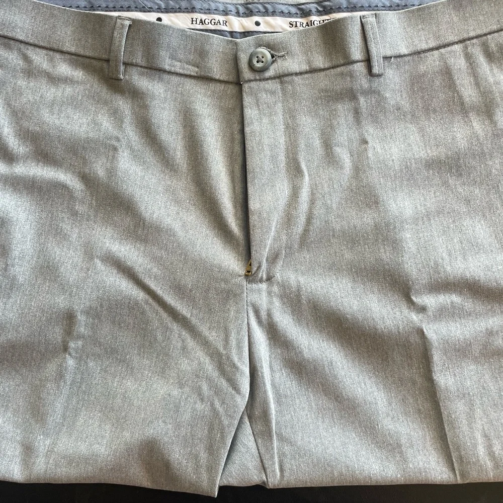 Haggar Men's Gray‎ Dress Pants